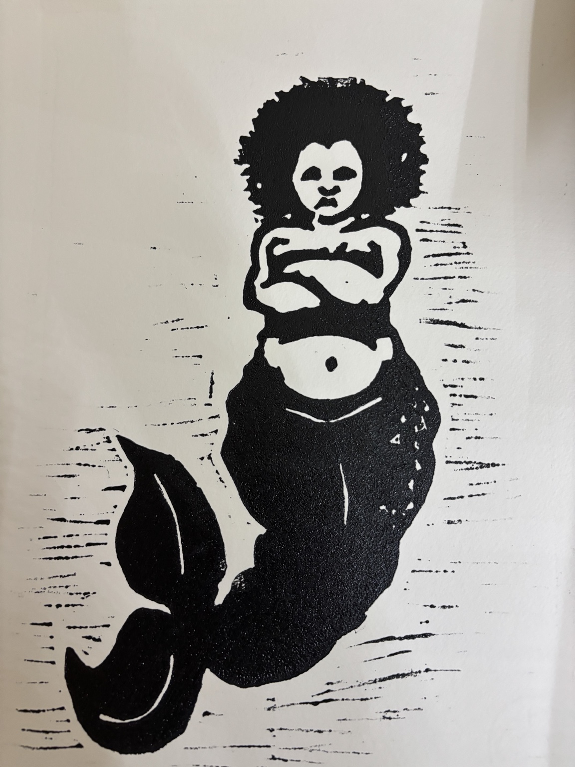 Dutch Mermaid II, zwart-wit